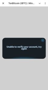 Tonbitcoin не работает